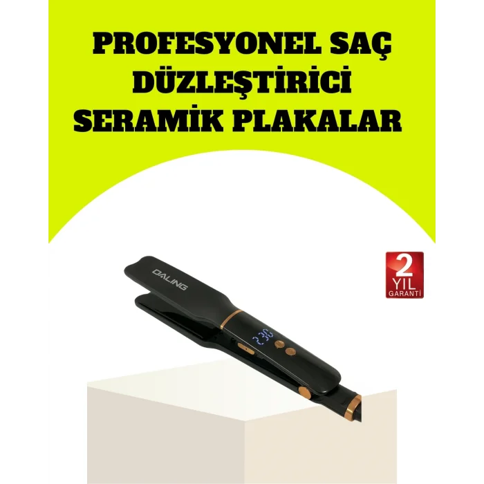  Saç Düzleştirici 30 Saniyede Isınma Hafif ve Portatif Tasarım