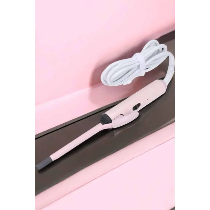 BUĞZ Saç Düzleştirici İnce Bukleler İyon Özelliği Taşınabilir Döner Kablo