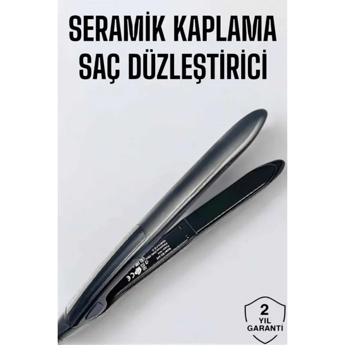 BUĞZ Saç Düzleştirici Led Ekranlı Isı Ayarlı Seramik Kaplama Profesyonel - Lisinya