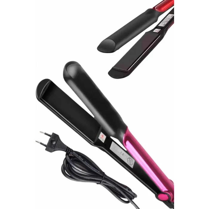 BUĞZ Saç Düzleştirici Seramik Kaplama Yüksek Isı Ayarlı Profesyonel 4 Kademeli 220 Decere - BUĞZ