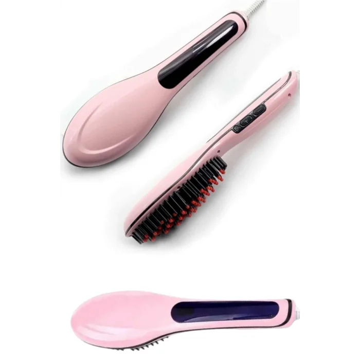  Saç Düzleştirici Tarak Dijital Göstergeli Seramik Kaplama Sıkı Dişli