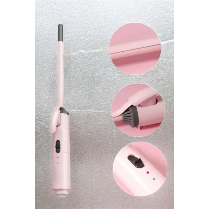 BUĞZ Saç Maşası 10MM İnce Bukleler İçin Yıpranma Önleyici İyon Özelliği - BUĞZ