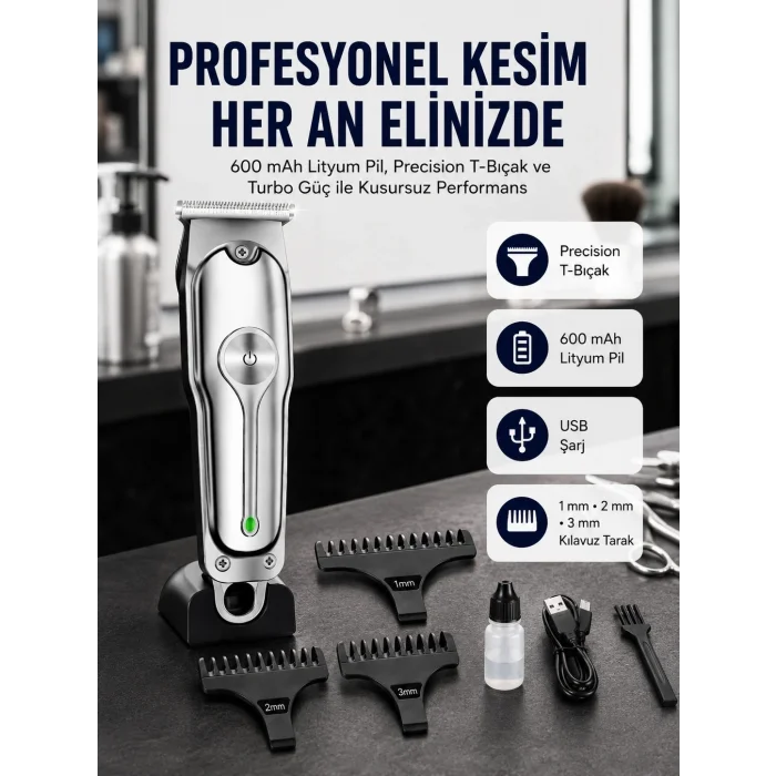 BUĞZ Saç Sakal Kesme Makinesi Lazer Epilasyon Öncesi Kısaltma Makinesi