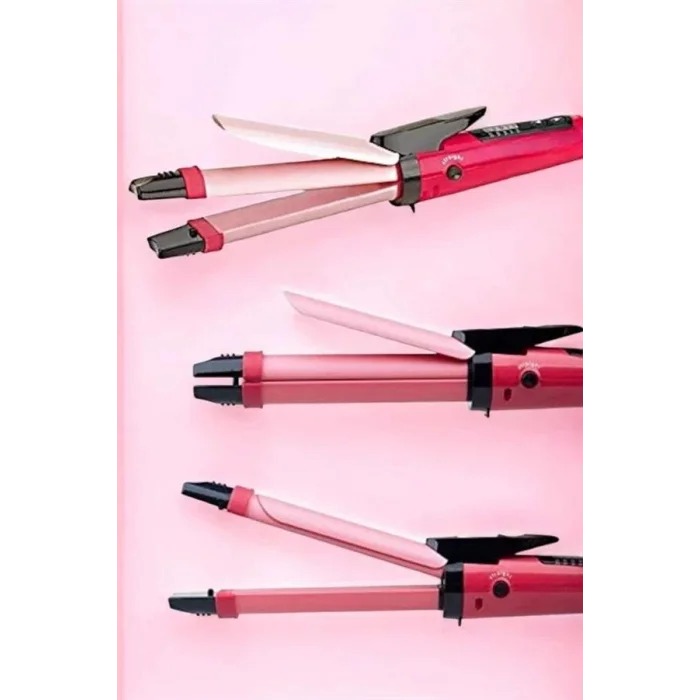  Saç Şekillendirici Düzleştirici Ve Maşa Isı Ayarlı