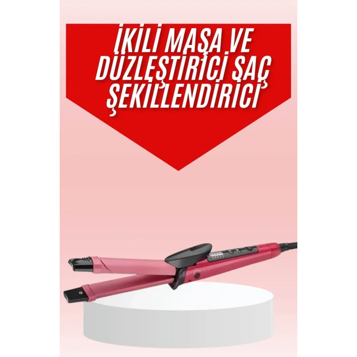 BUĞZ Saç Şekillendirici Düzleştirici ve Maşa Özellikli Şekillendirici Seramik Kaplama
