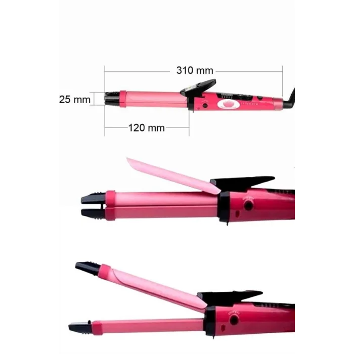  Saç Şekillendirici Düzleştirici ve Maşa Özellikli Şekillendirici Seramik Kaplama