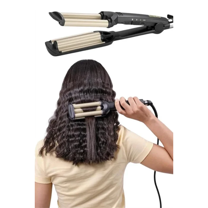  Saç Şekillendirici Wag Maşa Su Dalga Maşası Tüm Saç Tiplerine Uygun