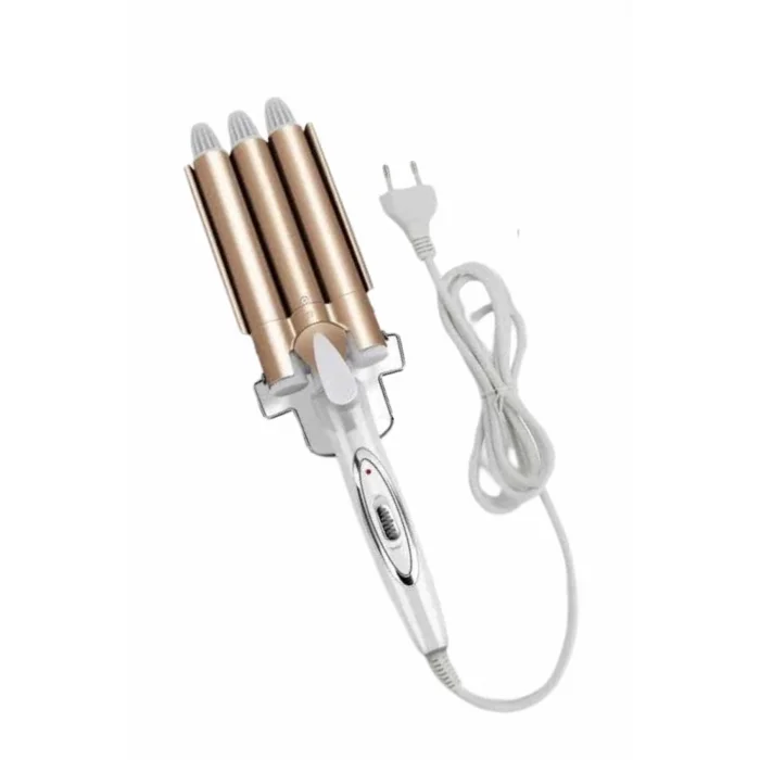  Saç Şekillendirici Wag Maşa Üçlü Yüksek Isı Ayarlı Seramik Kaplama