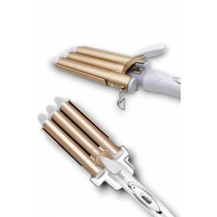 BUĞZ Saç Şekillendirici Wag Maşa Üçlü Yüksek Isı Ayarlı Seramik Kaplama - BUĞZ