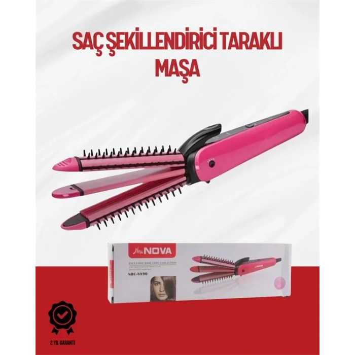  Saçı Sabitleyen Çok Fonksiyonlu Saç Maşası
