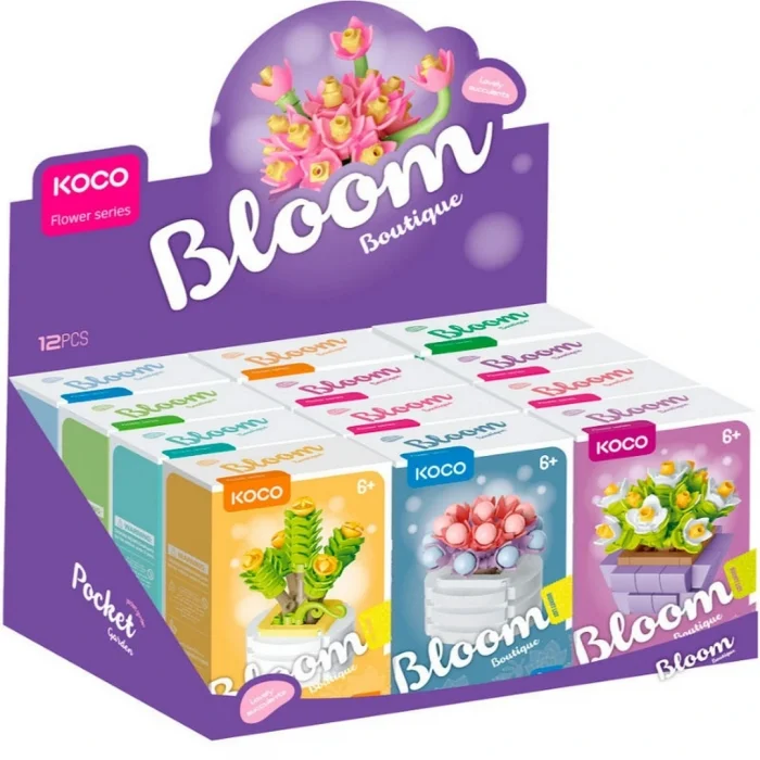 BUĞZ Saksı Çiçekleri Sukulent Serisi 3D Puzzle