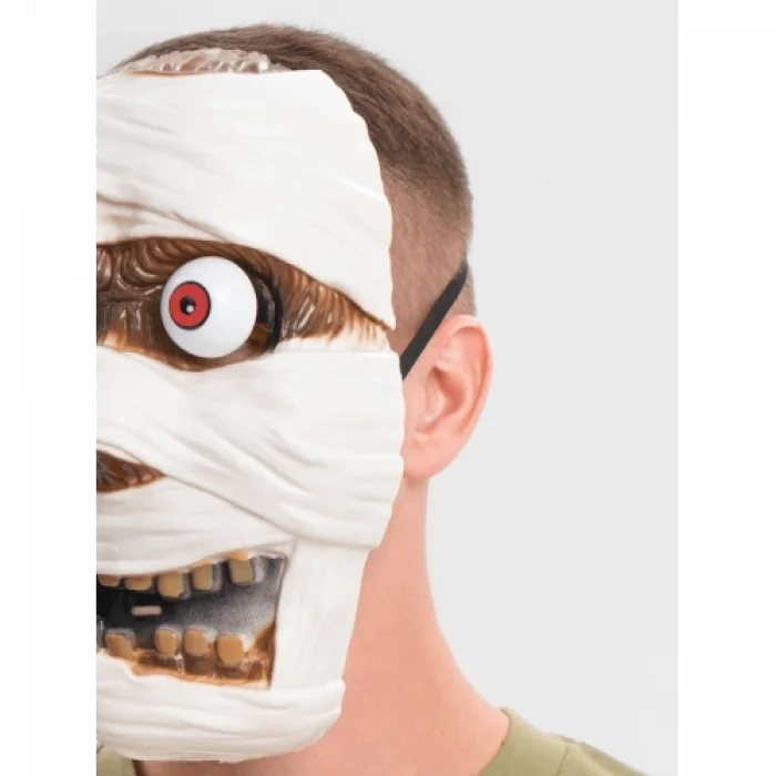  Sallanan Yaylı Oynar Gözlü Mumya Maskesi