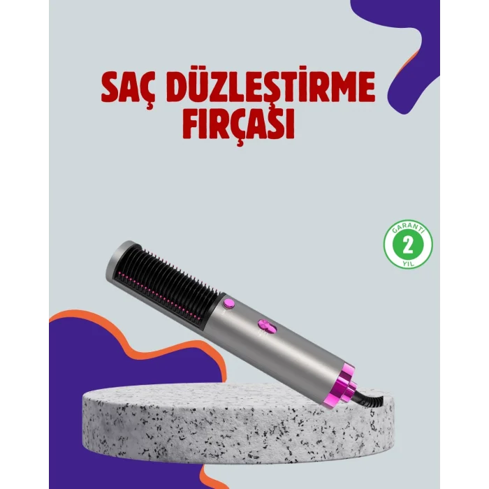 Salon Kalitesinde Saç Bakımı Sunan Şekillendirici Fırça