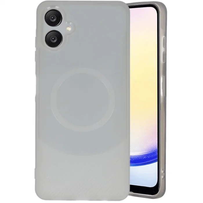 BUĞZ Samsung A06 Kılıf Maya Karbon Kapak - Gri