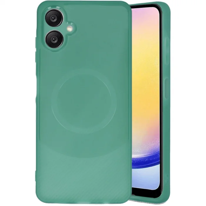 BUĞZ Samsung A06 Kılıf Maya Karbon Kapak - Koyu Yeşil