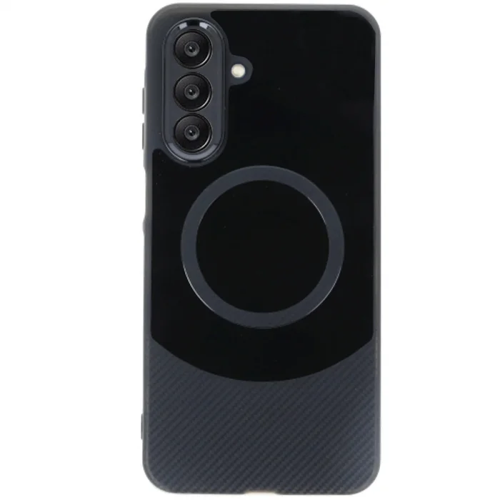 BUĞZ Samsung A36 Kılıf Maya Karbon Kapak - Siyah