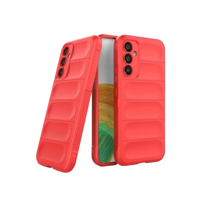 BUĞZ Samsung A36 Kılıf Optimum Silikon - Kırmızı