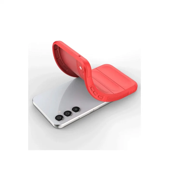 BUĞZ Samsung A36 Kılıf Optimum Silikon - Kırmızı