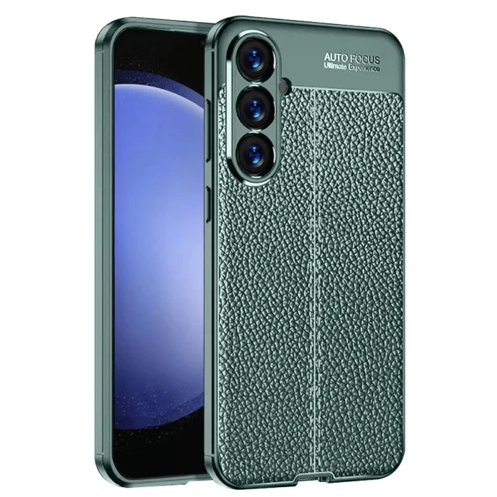 BUĞZ Samsung A56 Kılıf Auto Focus Kapak - Koyu Yeşil