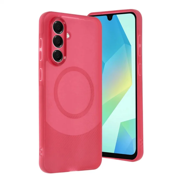 BUĞZ Samsung A56 Kılıf Maya Karbon Kapak - Bordo