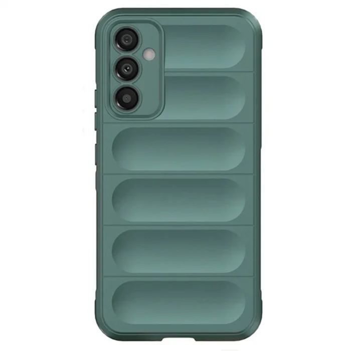 BUĞZ Samsung A56 Kılıf Optimum Silikon - Koyu Yeşil