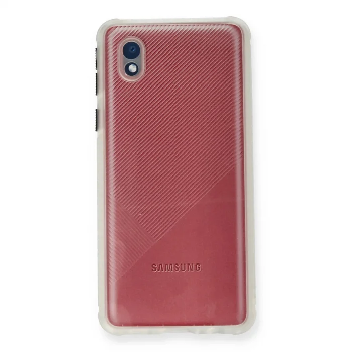BUĞZ Samsung Galaxy A01 Core Kılıf Miami Şeffaf Silikon - Şeffaf