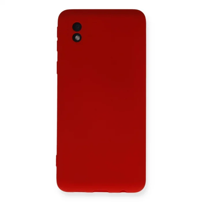 BUĞZ Samsung Galaxy A01 Core Kılıf Nano İçi Kadife Silikon - Kırmızı