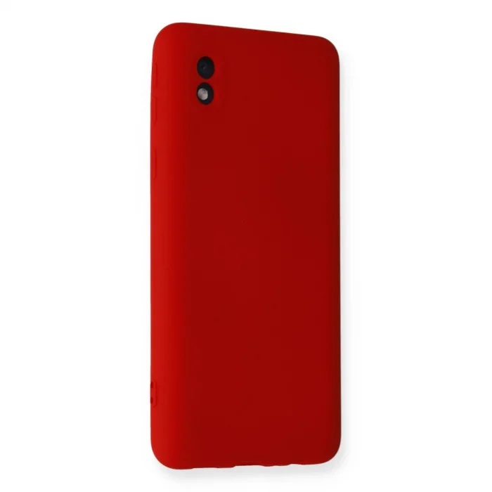 BUĞZ Samsung Galaxy A01 Core Kılıf Nano İçi Kadife Silikon - Kırmızı
