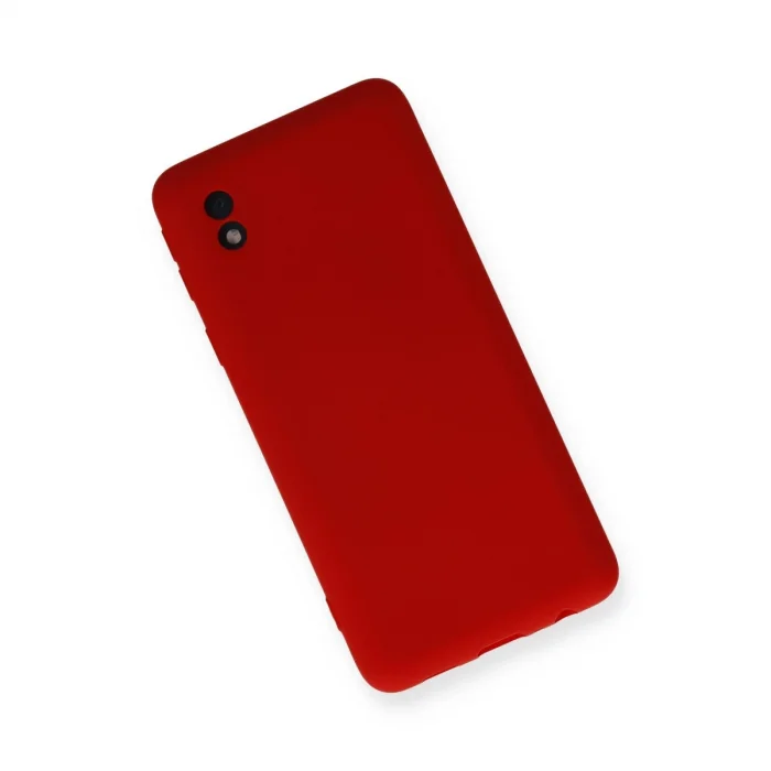 BUĞZ Samsung Galaxy A01 Core Kılıf Nano İçi Kadife Silikon - Kırmızı