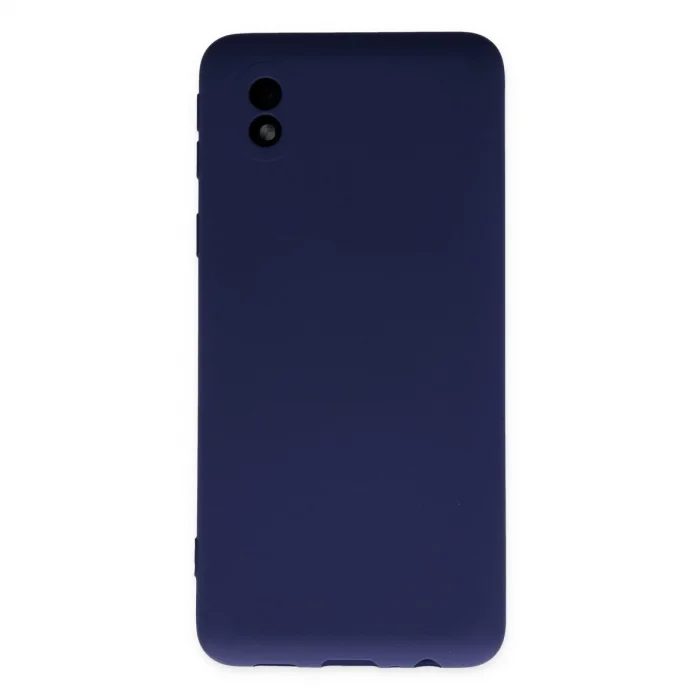 BUĞZ Samsung Galaxy A01 Core Kılıf Nano İçi Kadife Silikon - Lacivert