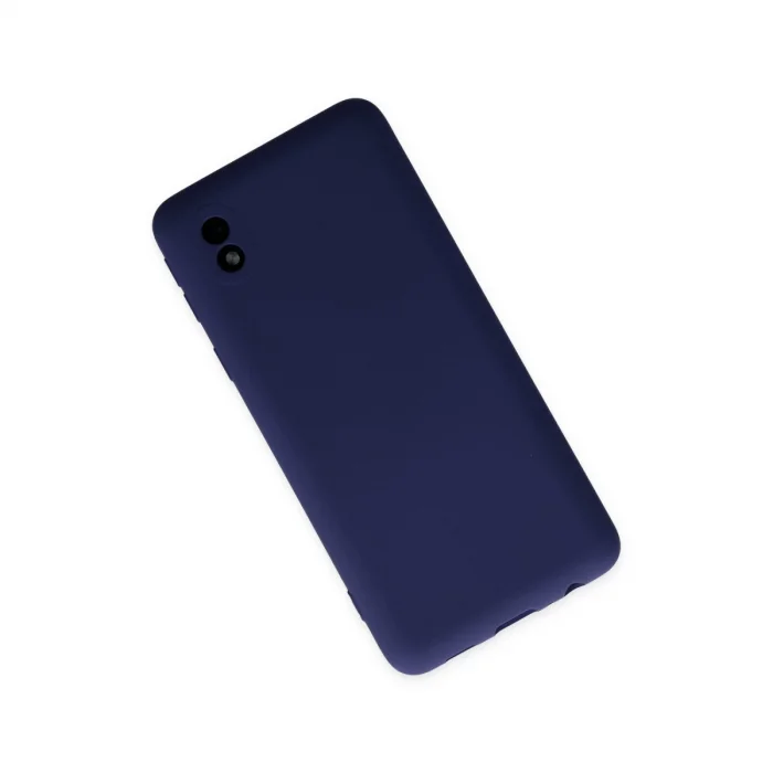 BUĞZ Samsung Galaxy A01 Core Kılıf Nano İçi Kadife Silikon - Lacivert