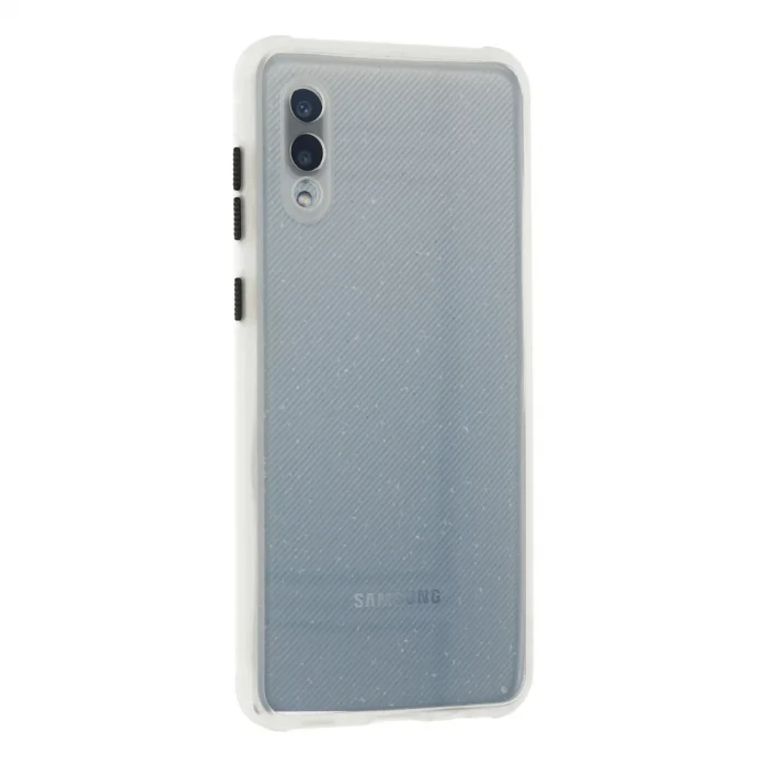 BUĞZ Samsung Galaxy A02 Kılıf Miami Şeffaf Silikon - Şeffaf