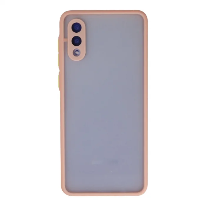 BUĞZ Samsung Galaxy A02 Kılıf Montreal Silikon Kapak - Pembe