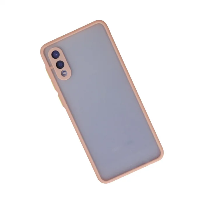 BUĞZ Samsung Galaxy A02 Kılıf Montreal Silikon Kapak - Pembe