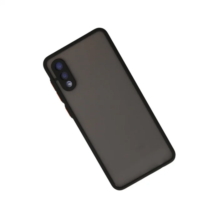 BUĞZ Samsung Galaxy A02 Kılıf Montreal Silikon Kapak - Siyah