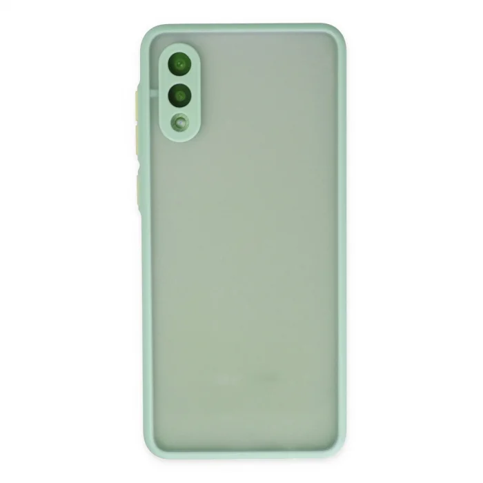 BUĞZ Samsung Galaxy A02 Kılıf Montreal Silikon Kapak - Turkuaz