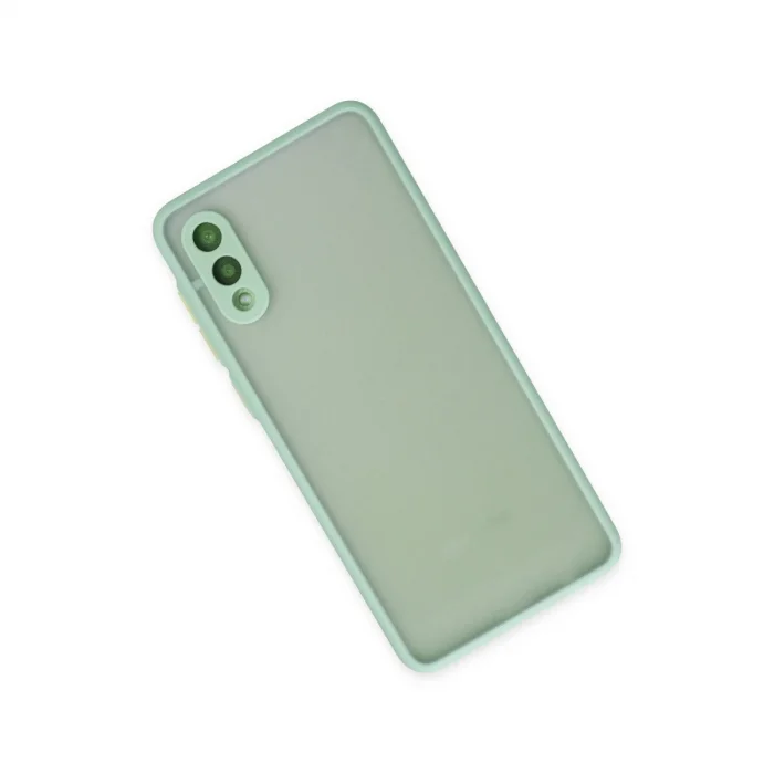 BUĞZ Samsung Galaxy A02 Kılıf Montreal Silikon Kapak - Turkuaz