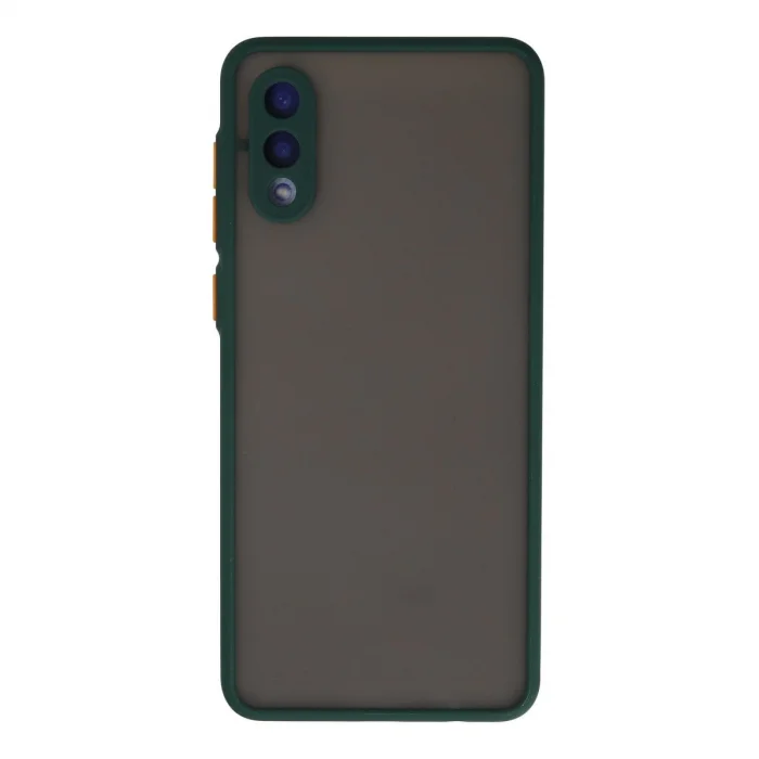 BUĞZ Samsung Galaxy A02 Kılıf Montreal Silikon Kapak - Yeşil