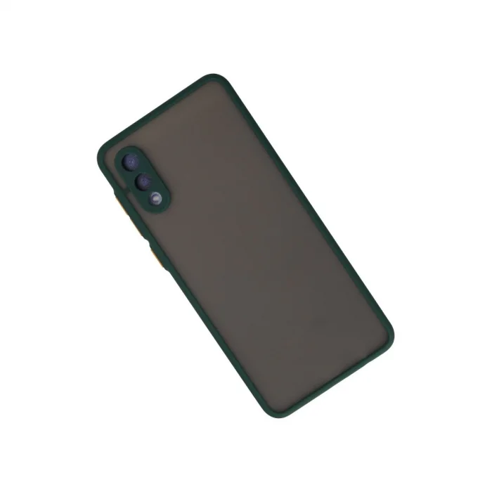 BUĞZ Samsung Galaxy A02 Kılıf Montreal Silikon Kapak - Yeşil