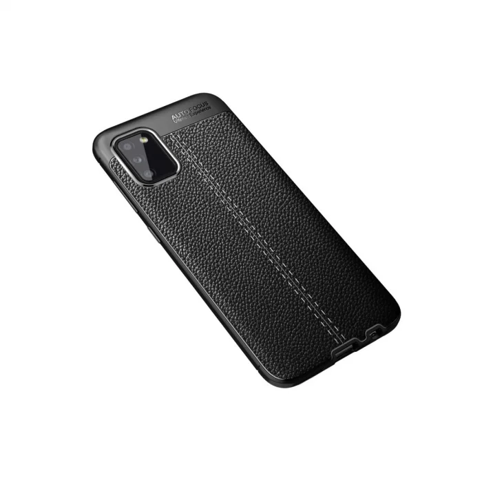 BUĞZ Samsung Galaxy A02s Kılıf Auto Focus Kapak - Siyah