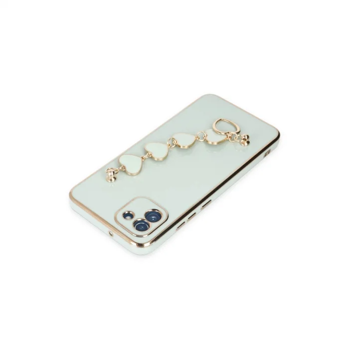 BUĞZ Samsung Galaxy A03 Kılıf Esila Silikon - Su Yeşili