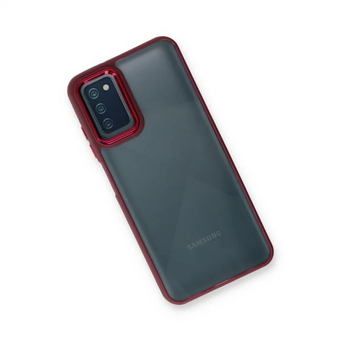 BUĞZ Samsung Galaxy A03s Kılıf Dora Kapak - Kırmızı