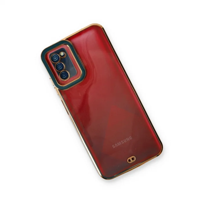 BUĞZ Samsung Galaxy A03s Kılıf Liva Lens Silikon - Yeşil