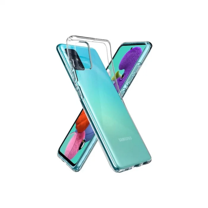 BUĞZ Samsung Galaxy A03s Kılıf Lüx Şeffaf Silikon
