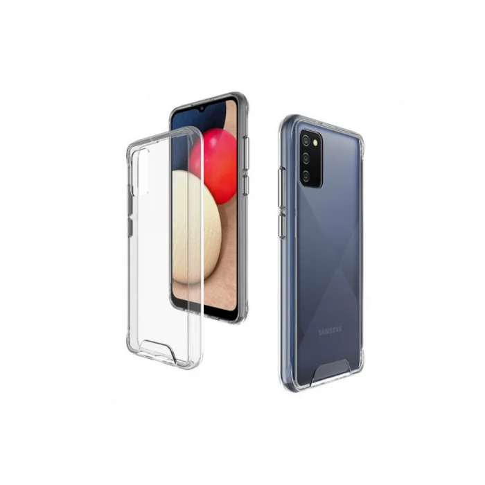 BUĞZ Samsung Galaxy A03s Kılıf Lüx Şeffaf Silikon