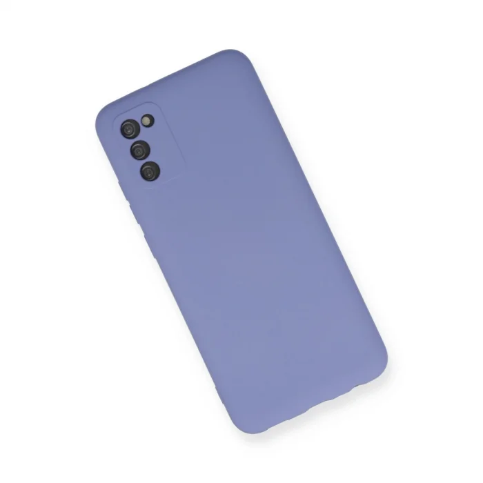 BUĞZ Samsung Galaxy A03s Kılıf Nano İçi Kadife Silikon - Lila