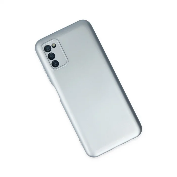 BUĞZ Samsung Galaxy A03s Kılıf Nano İçi Kadife Silikon - Sky Blue