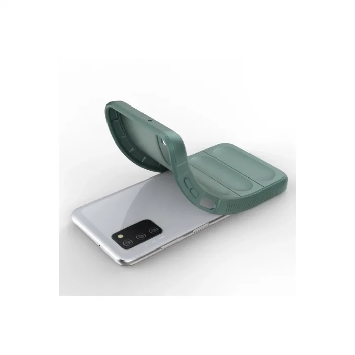 BUĞZ Samsung Galaxy A03s Kılıf Optimum Silikon - Koyu Yeşil