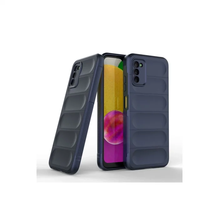 BUĞZ Samsung Galaxy A03s Kılıf Optimum Silikon - Lacivert