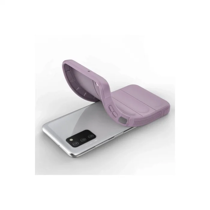 BUĞZ Samsung Galaxy A03s Kılıf Optimum Silikon - Mor